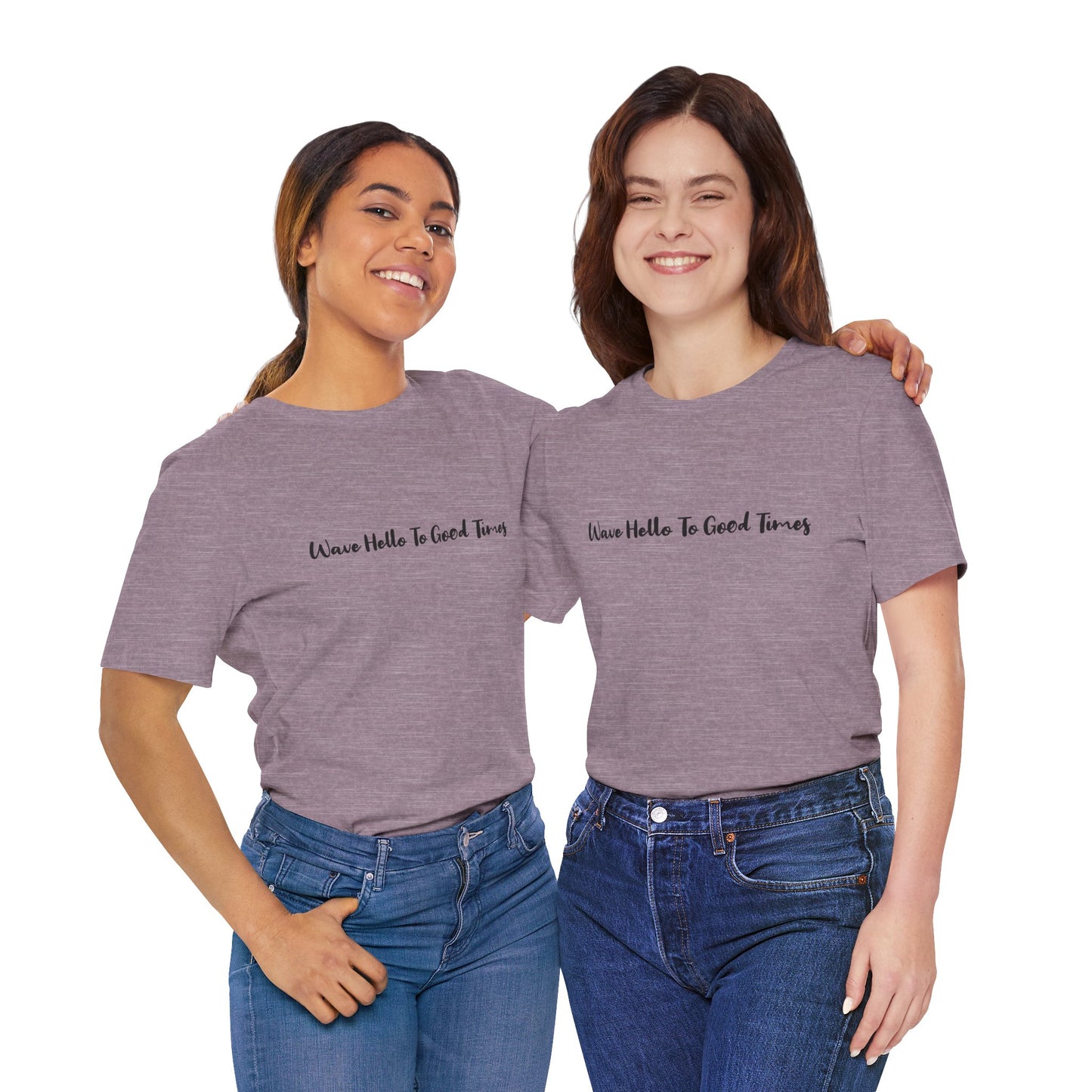 Wave Hello To Good Times Beachwear Tee, Gift for Travelers, Vacation Outfit, Trending Store, Summer T-Shirt, Comfy T-Shirt, Cool Tee