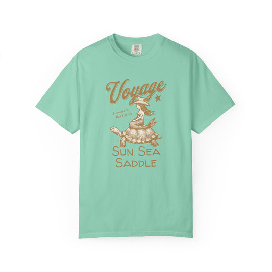 Nautical Adventure T-Shirt for Beach Lovers, Casual Relaxed Fit Unisex Tee, Perfect for Summer Vacations, Gift for Travelers, Sun Sea