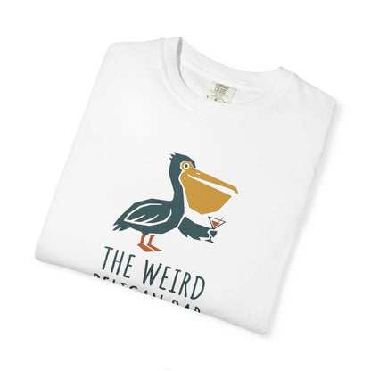 Pelican Bar Graphic T-Shirt - Coastal Summer Beach Bar Tee