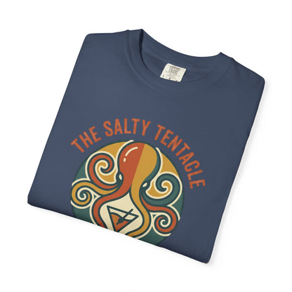 The Salty Tentacle Bar Retro Octopus T-Shirt - Beachy Summer Vintage Surf Tee