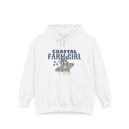 Coastal Farm Girl Hoodie, Casual Beachwear, Comfortable Unisex Hoodie, Perfect Gift for Surf Lovers, Ideal for Fall & Winter