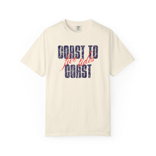 Coast to Coast T-Shirt, 100% Ring-Spun, Garment-Dyed Cotton