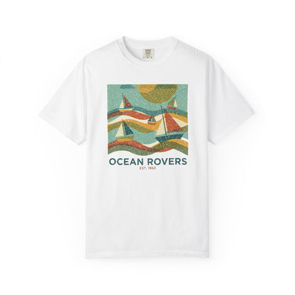 Ocean Rovers Boat Tours Tee - Vintage Sailboat Summer Graphic T-Shirt