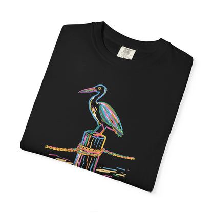 Pelican Pier Graphic T‑Shirt — 'Coastal Calm' Beach Fashion Graphic Tee