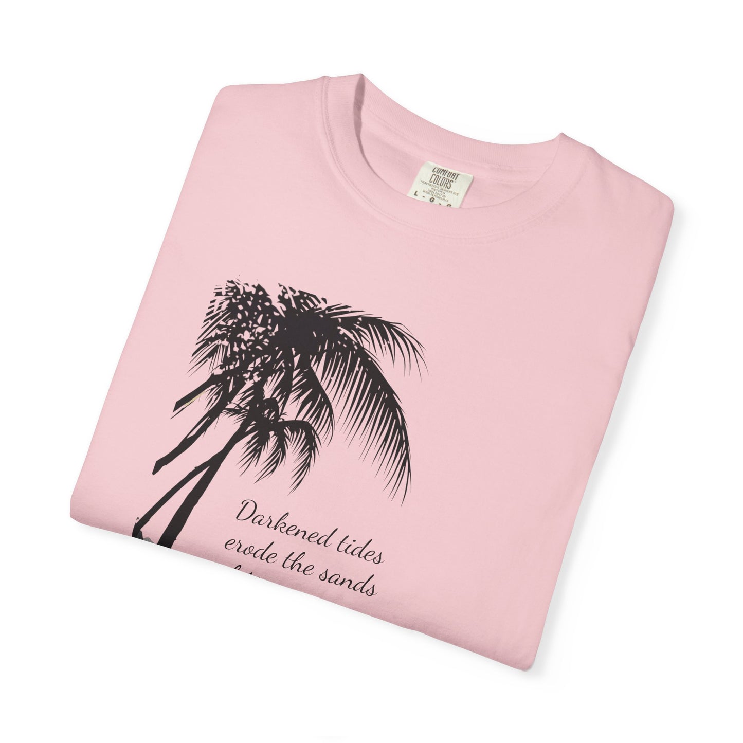 Darkened Tropical Scene, Unisex Relaxed Fit Tee, Beach Lover Gift, Nature Inspired Apparel, Summer Vibes Casual Wear, Gift [...]