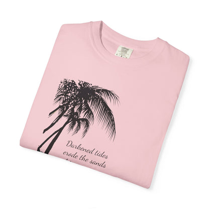 Darkened Tropical Scene, Unisex Relaxed Fit Tee, Beach Lover Gift, Nature Inspired Apparel, Summer Vibes Casual Wear, Gift [...]