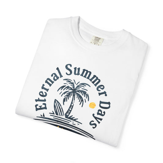 Eternal Summer Days T-Shirt, Beachwear Tee, Vacation Shirt, Unisex Summer Top, Gift for Beach Lovers