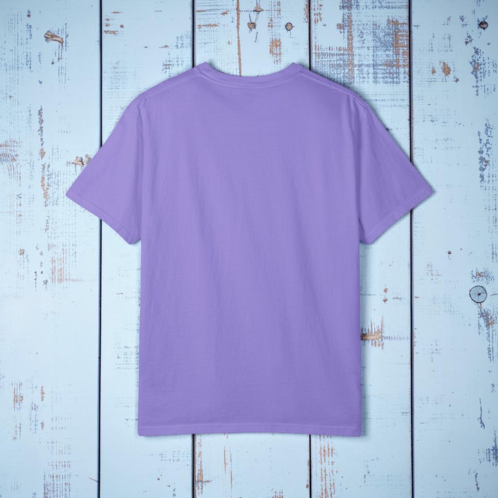 Find Your Paradise Beach Footprints Tee | Garment-Dyed Coastal Graphic
