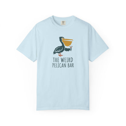 Pelican Bar Graphic T-Shirt - Coastal Summer Beach Bar Tee