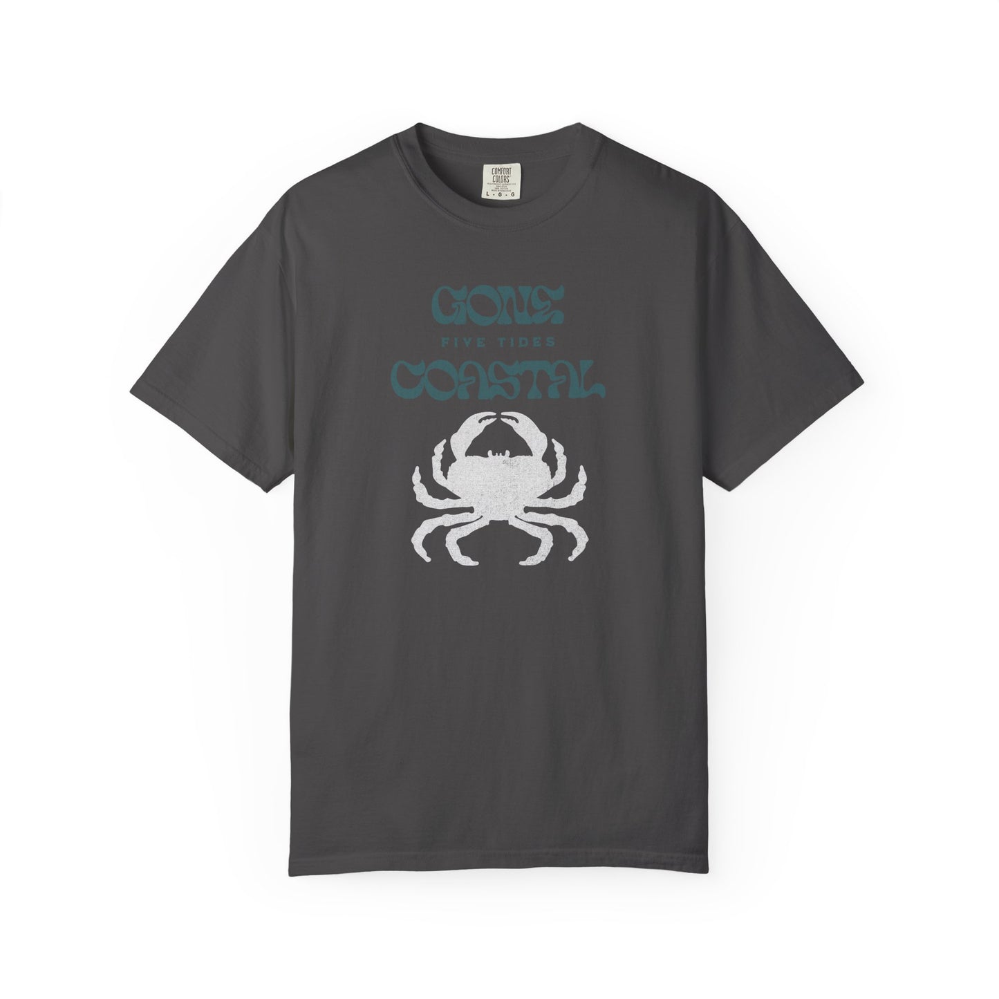 Gone Coastal Crab T-Shirt, 100% Ring-Spun Garment-Dyed Cotton