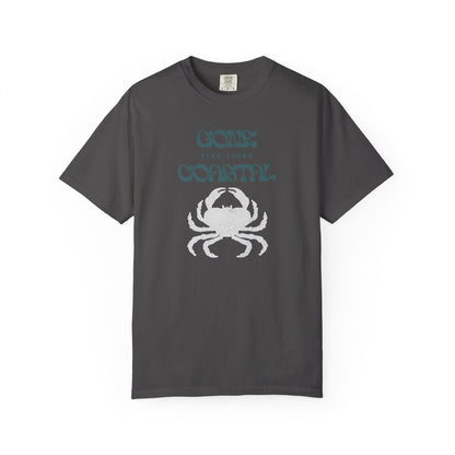 Gone Coastal Crab T-Shirt, 100% Ring-Spun Garment-Dyed Cotton