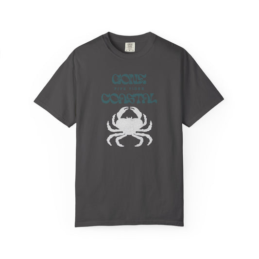 Gone Coastal Crab T-Shirt, 100% Ring-Spun Garment-Dyed Cotton