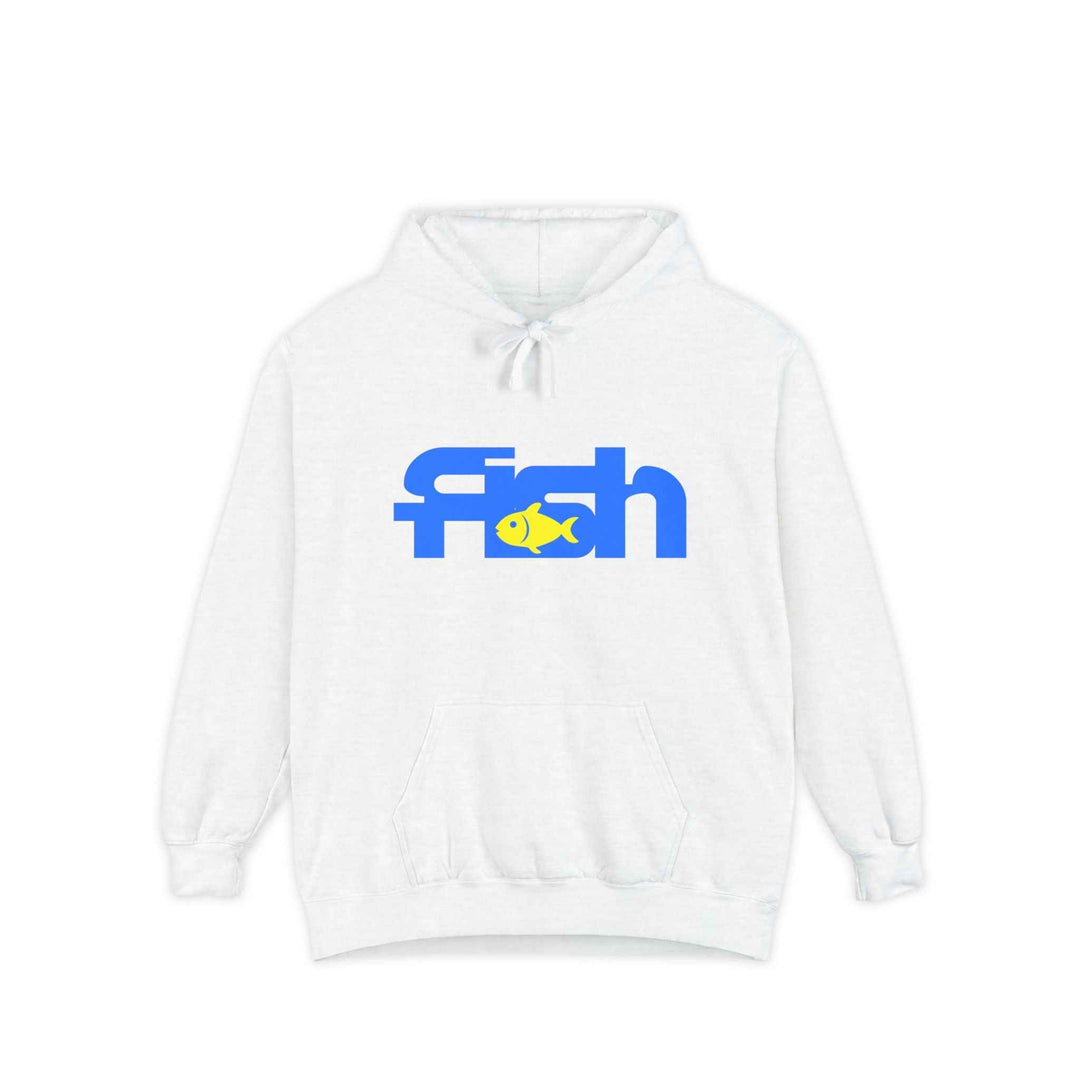 Fish, Garment-Dyed Unisex Hoodie