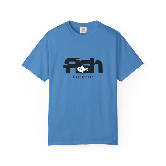 Fish East Coast Mens Graphic T-Shirt, Coastal Summer Tee, Fishing Gift, East Coast Apparel, Casual Beachwear