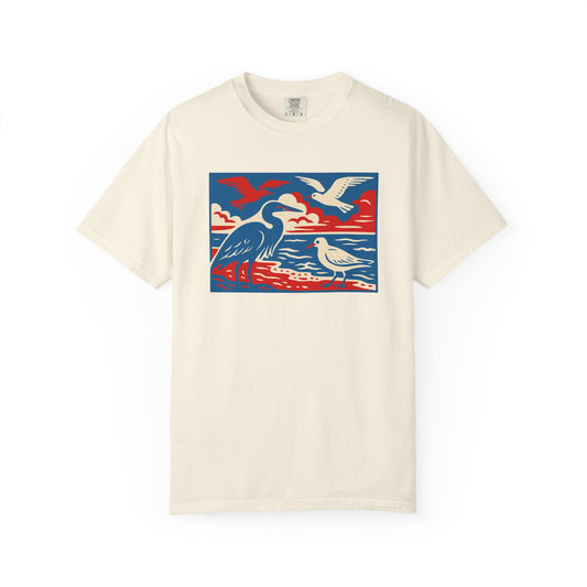 Beach Vibes Unisex T-Shirt, Eco-Friendly Tee, Coastal Style Shirt, Summer Fashion, Perfect for Beach Days, Gift for Ocean Lovers