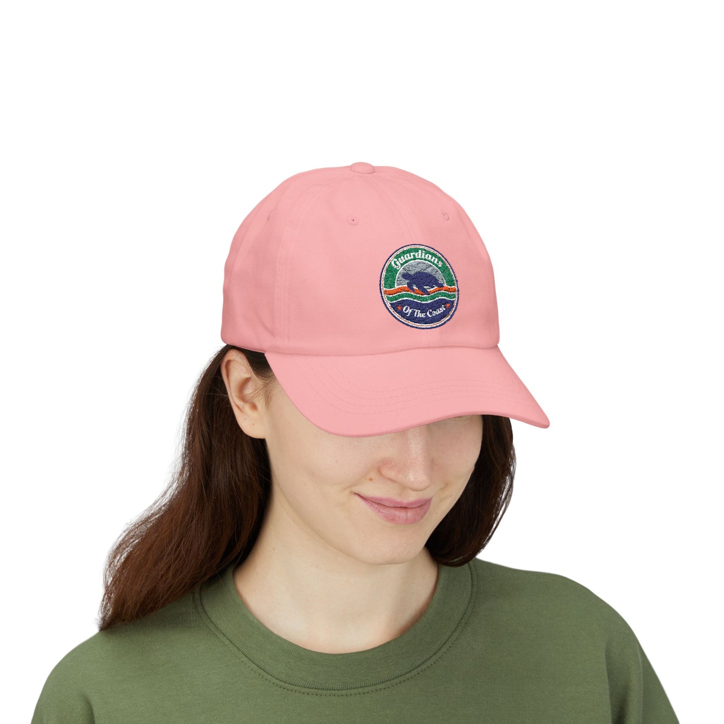 Custom Embroidered Cap — 'Guardian of the Coast' Turtle Conservation Patch Baseball Hat