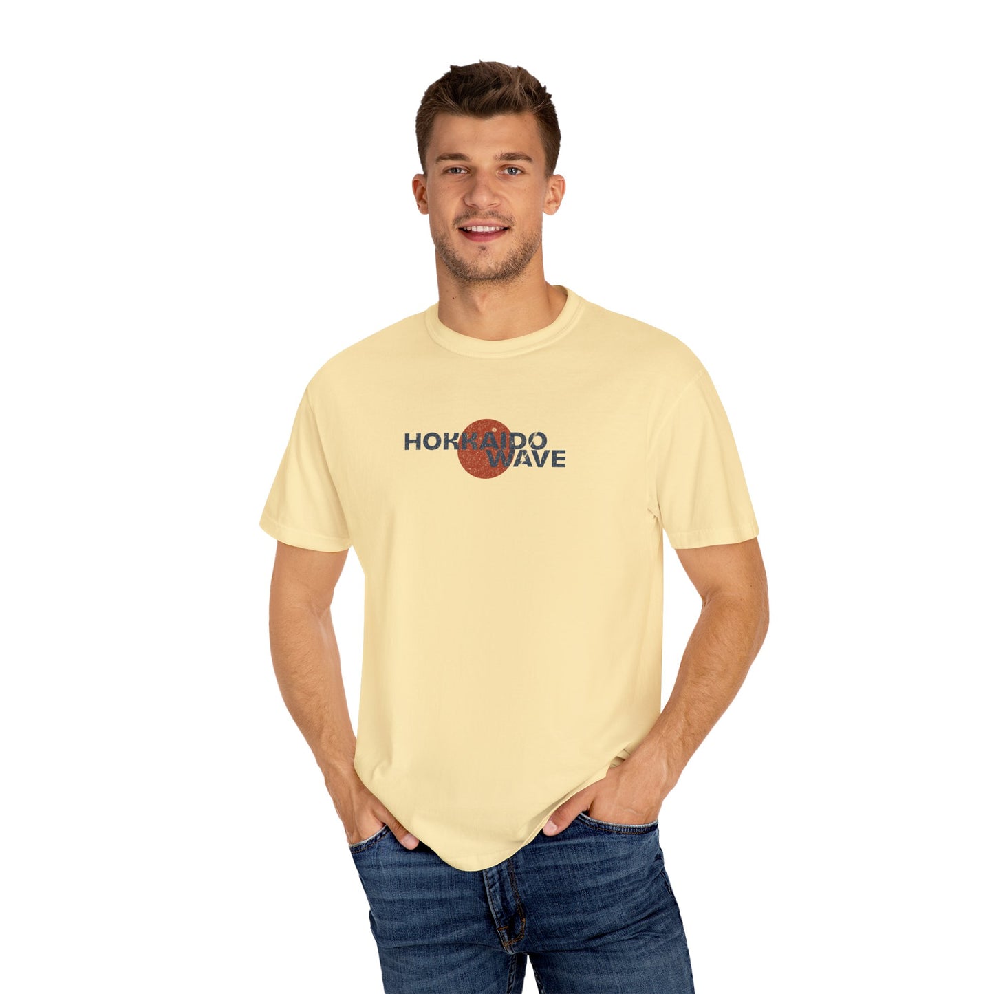 Hokkaido Wave Graphic Tee - Casual Unisex Shirt, Eco-Friendly Apparel, Summer Outfit, Beach Wear, Gift for Ocean Lovers