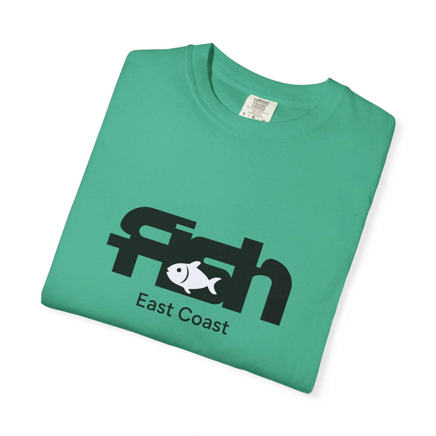 Fish East Coast Mens Graphic T-Shirt, Coastal Summer Tee, Fishing Gift, East Coast Apparel, Casual Beachwear