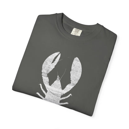 Vintage Wood Faded Lobster Graphic T-Shirt, 100% Ring-Spun Garment-Dyed Cotton