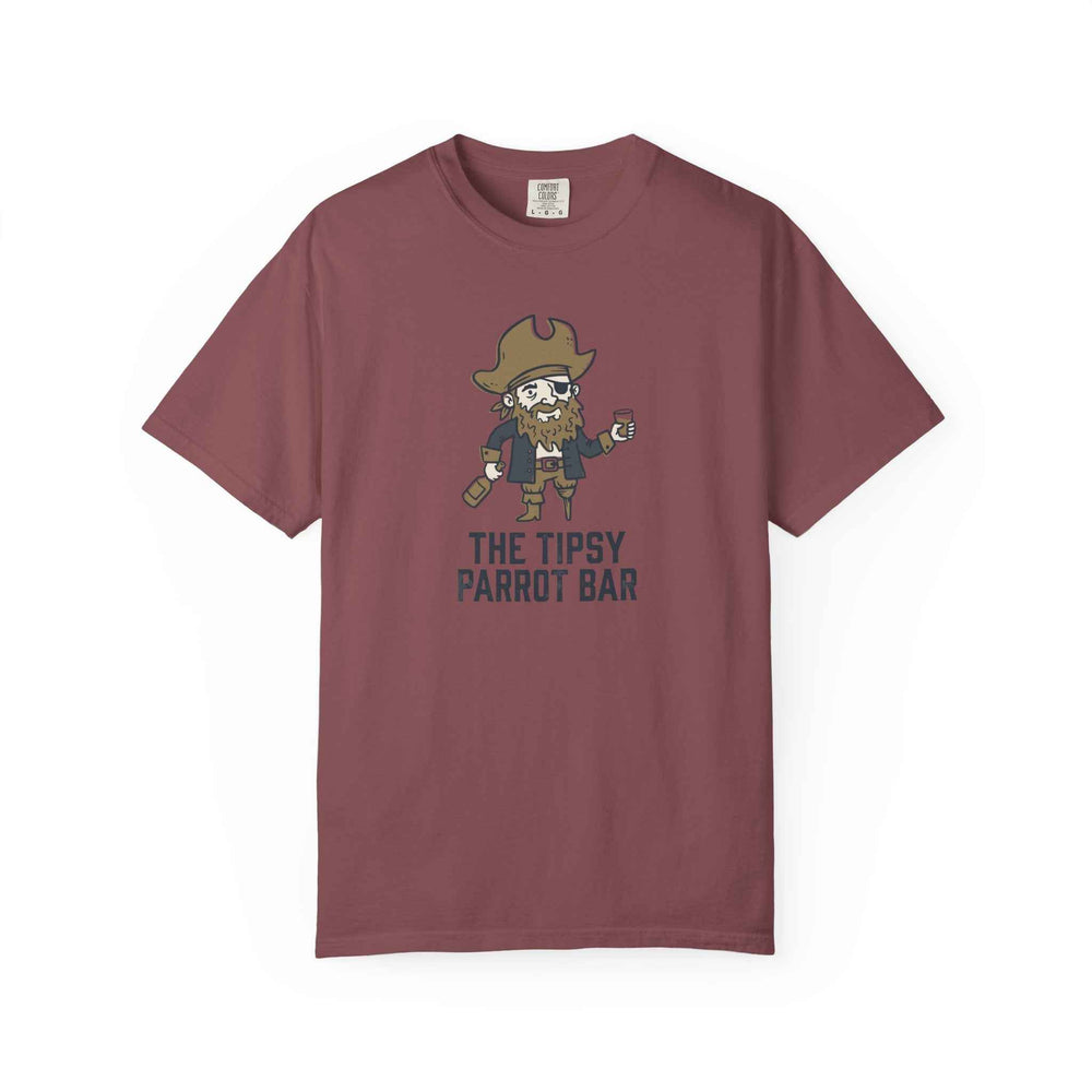 Pirate Bartender T-Shirt - The Tipsy Parrot Bar Novelty Summer Beach Tee