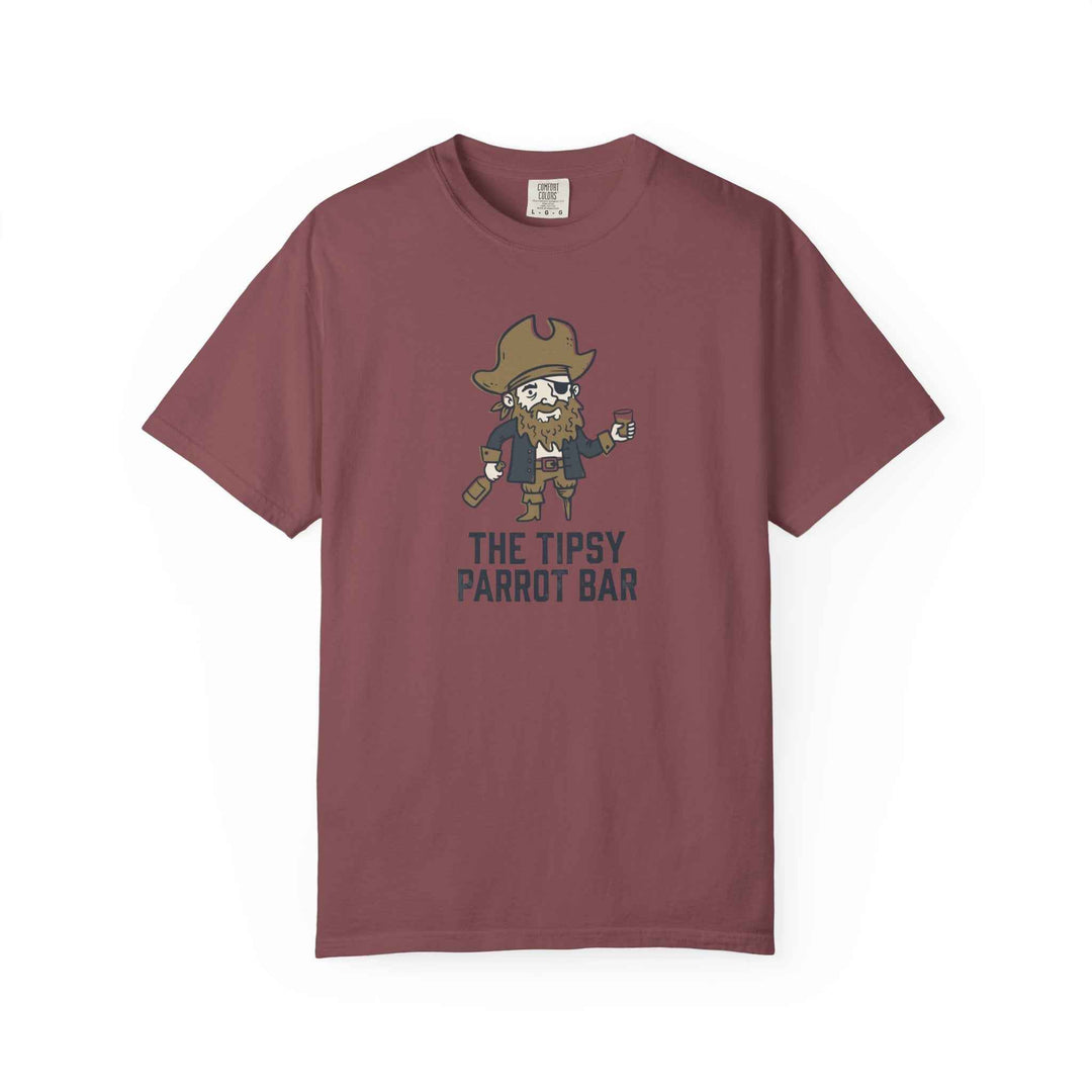 Pirate Bartender T-Shirt - The Tipsy Parrot Bar Novelty Summer Beach Tee