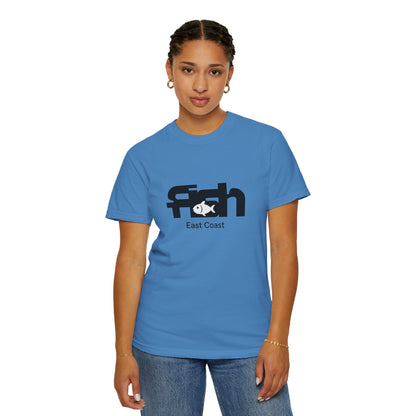 Fish East Coast Mens Graphic T-Shirt, Coastal Summer Tee, Fishing Gift, East Coast Apparel, Casual Beachwear