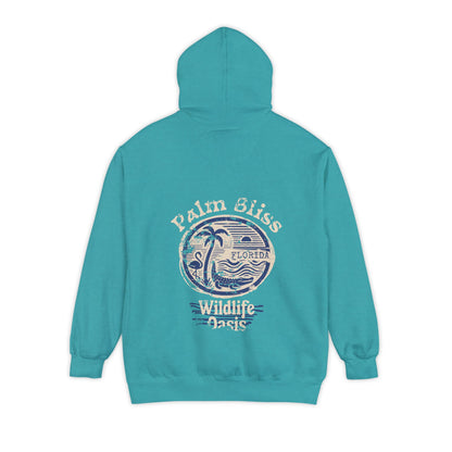 Palm Bliss Cozy Hoodie - Palm Bliss Design, Unisex Casual Pullover, Perfect for Nature Lovers, Gift for Outdoor Enthusiasts, Travel
