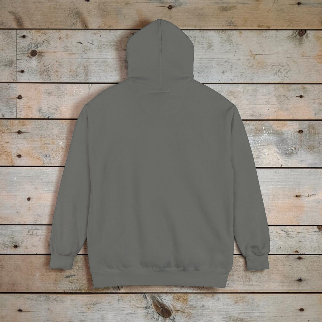Gray hoodie on a white background