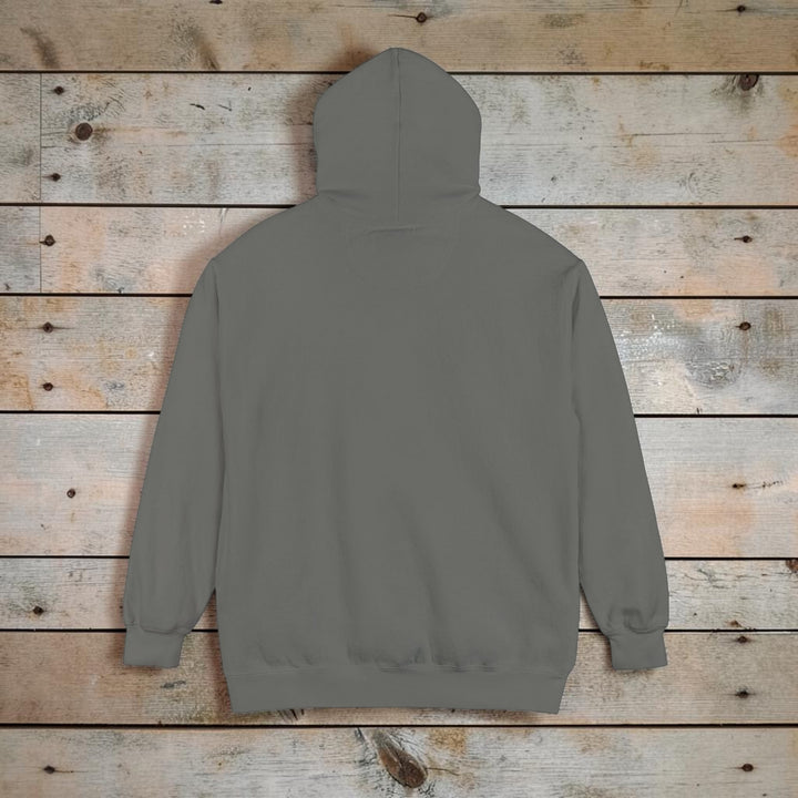 Gray hoodie on a white background