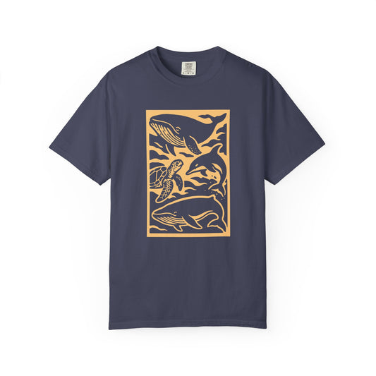 Eco Marine Life Garment-Dyed T-Shirt