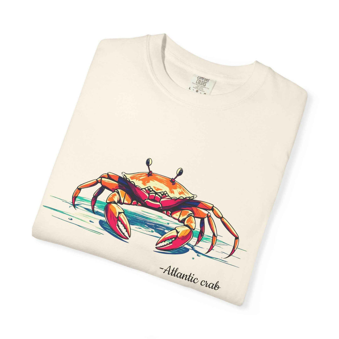 Atlantic Crab Graphic T-Shirt, 100% Ring-Spun Garment-Dyed Cotton