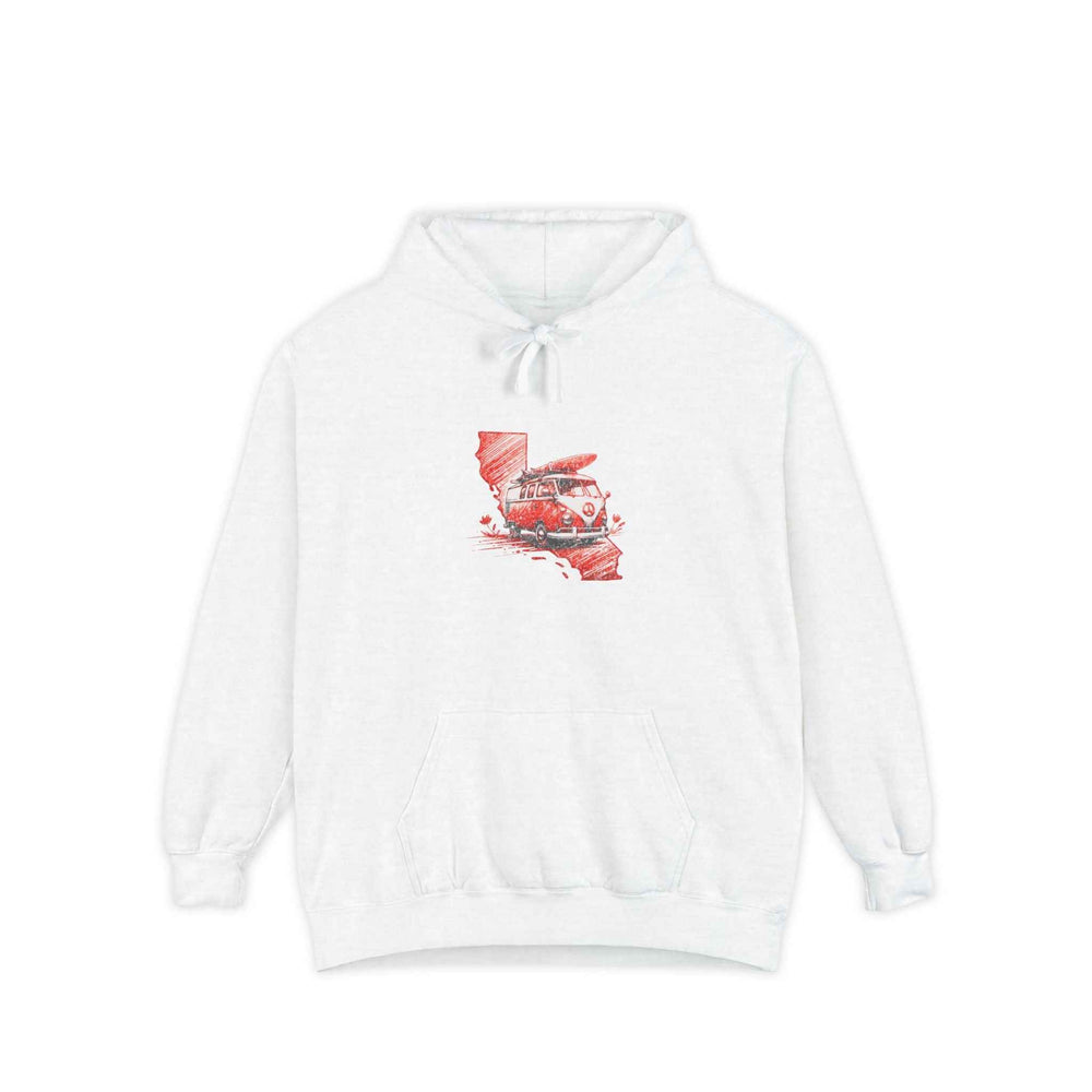 California Surfing Camp, Garment-Dyed Unisex Hoodie