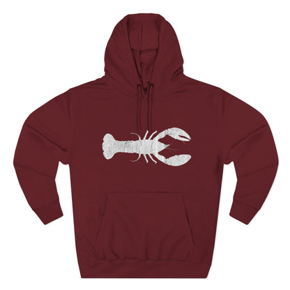 Lobster Fleece Hoodie - Cozy Pullover for Seafood Lovers, Casual Wear, Beach Days, Gift for Grill Masters, Maritime Style