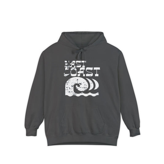 Coastal Vibes Hoodie, Unisex Beach Sweatshirt, Last Coast Apparel, Perfect for Summer, Relaxed Fit