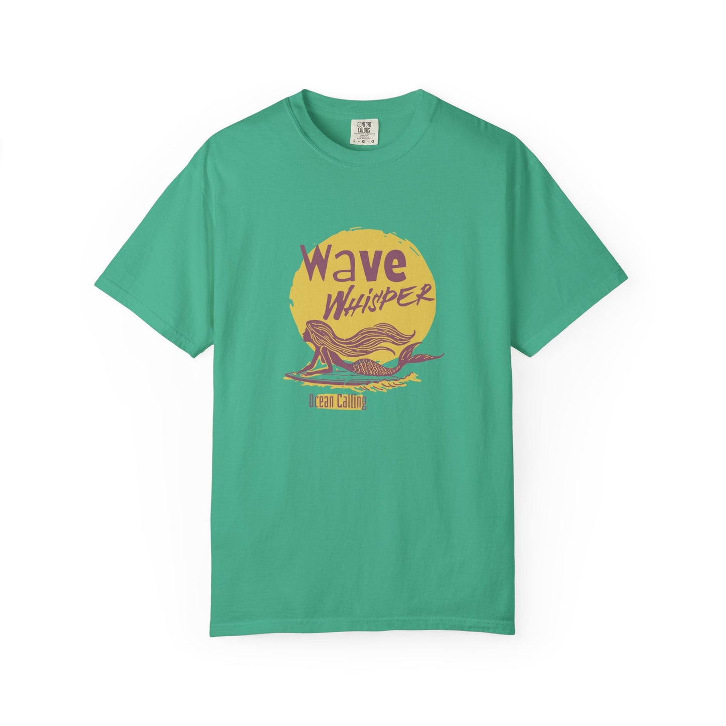 Mermaid Wave T-Shirt - Coastal Vibe, Ocean Lover Gift, Summer Casual Wear, Beach Day Essential, Graphic Tee with Quote
