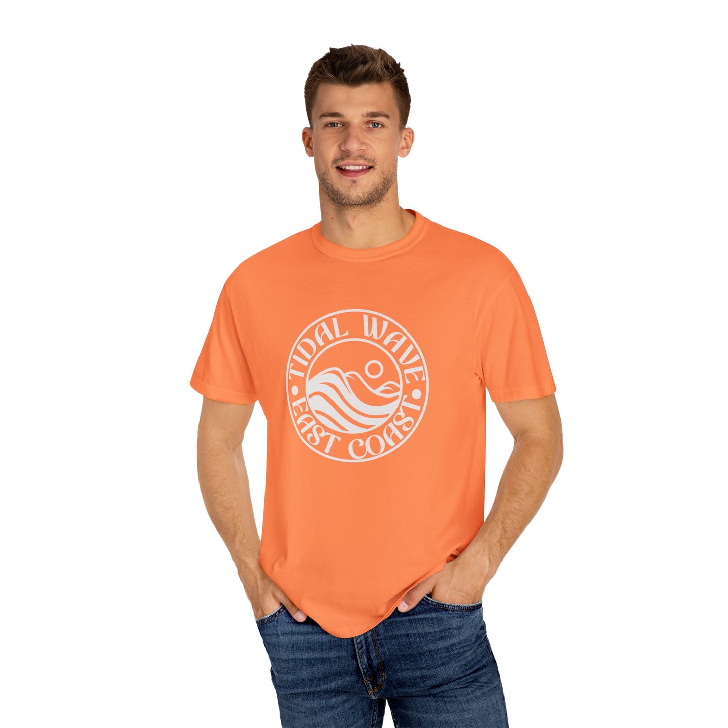 East Coast Tidal Wave Unisex T-shirt | Ocean Lover Gift, Beachwear, Casual Style, Summer Vibe, Travel Essentials