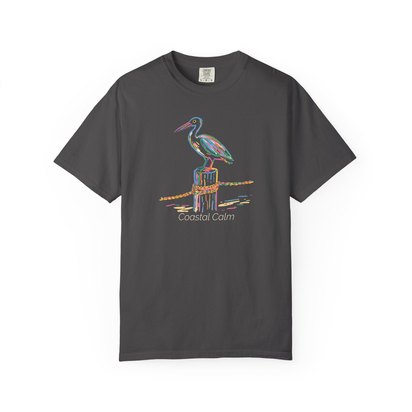 Pelican Pier Graphic T‑Shirt — 'Coastal Calm' Beach Fashion Graphic Tee