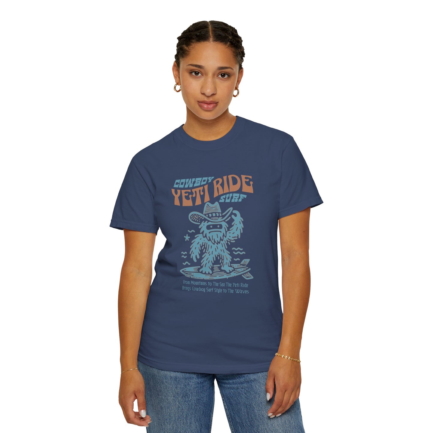 Cowboy Yeti Surfing T-Shirt with Cute Owl Design, Funny Casual Tee for Everyday Wear, Gift for Nature Lovers, Birthday Present, Cute Animal [...]