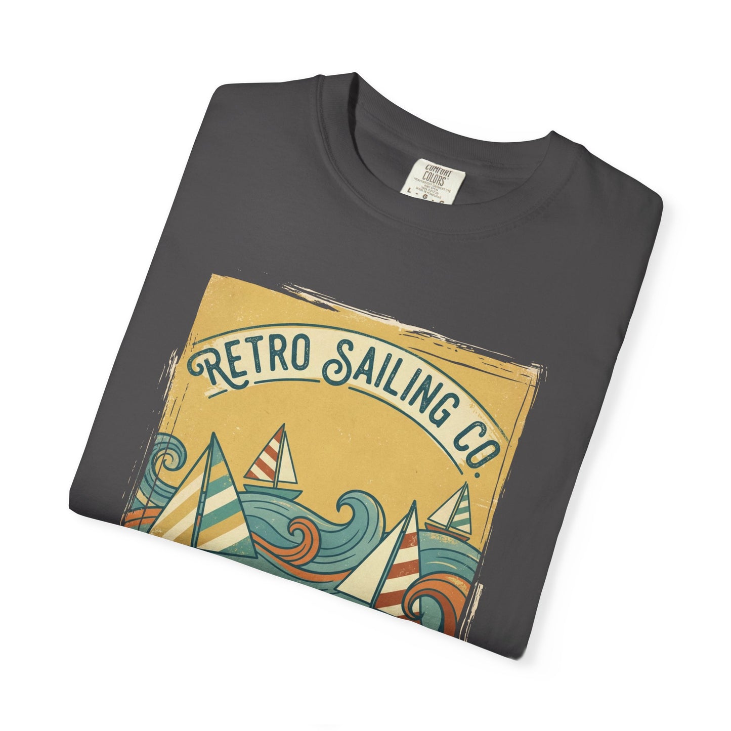 Retro Sailing Ocean T-Shirt - Retro Sailing Co. Vintage Nautical Beach Tee