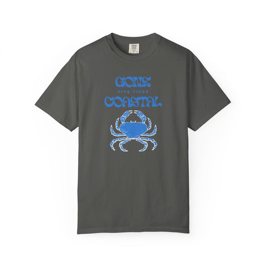 Gone Coastal Crab T-Shirt, 100% Ring-Spun, Garment-Dyed Cotton