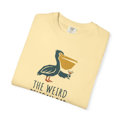 Pelican Bar Graphic T-Shirt - Coastal Summer Beach Bar Tee