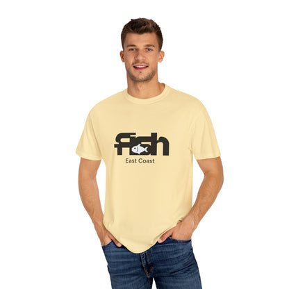 Fish East Coast Mens Graphic T-Shirt, Coastal Summer Tee, Fishing Gift, East Coast Apparel, Casual Beachwear