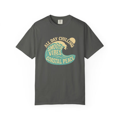 Coastal Vibes T-Shirt - All Day Chilling, Beachwear, Summer Style, Gift for Him/Her, Casual Tee