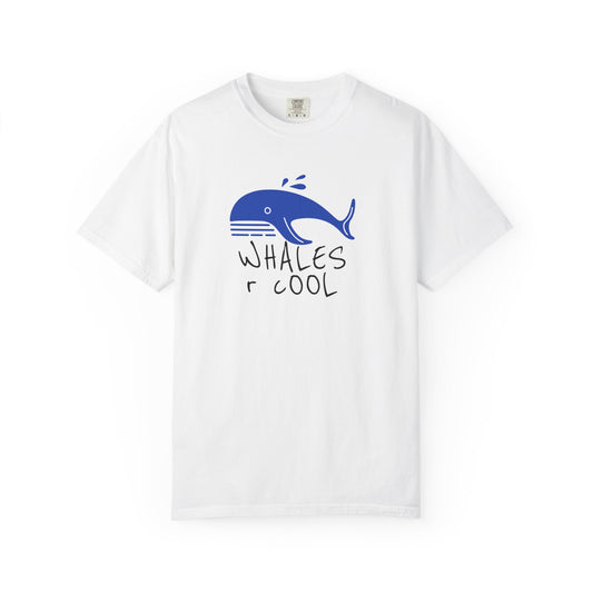 Whales R Cool T-Shirt, 100% Ring-Spun Garment-Dyed Cotton
