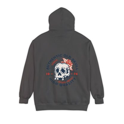 Skull Tequila Back Style Unisex Hoodie - Vintage Style, Comfortable, Ideal for Casual Outings, Gifts, Everyday Wear, Holiday Apparel