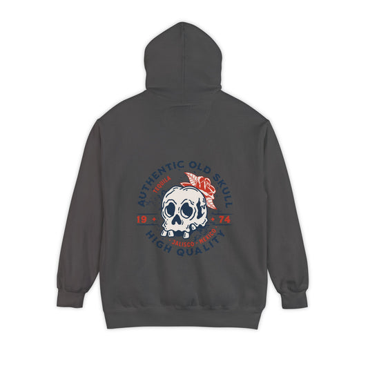 Skull Tequila Back Style Unisex Hoodie - Vintage Style, Comfortable, Ideal for Casual Outings, Gifts, Everyday Wear, Holiday Apparel