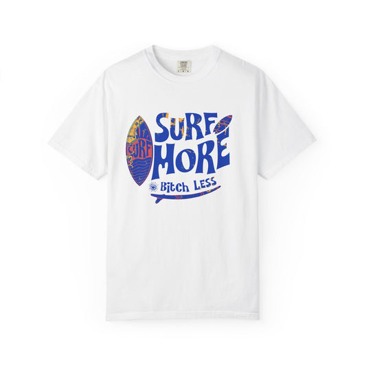 Surf More T-Shirt, Unisex Tee, Beach Apparel, Summer Wear, Surfing Gift, Casual Style
