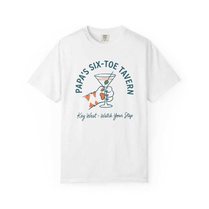 White t-shirt with &