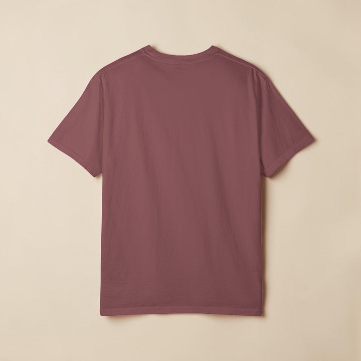 Brown t-shirt on a white background