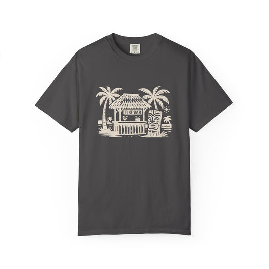 Tropical Tiki Bar Tee - Relaxed Vibes, Vacation Wear, Beach Party Essentials, Summer Gift, Casual Outing Top
